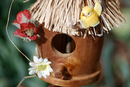 003_Birdhouse_on_Diftwood_with_Mother_In_Law_House_Aztec_Floral_4