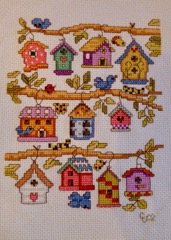 15 • Birdhouse Cross Stitch
